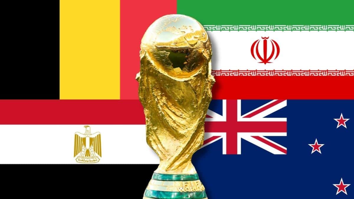 Grupo G del Mundial 2026: Bélgica, Egipto, Irán y Nueva Zelanda y su avance a 16avos