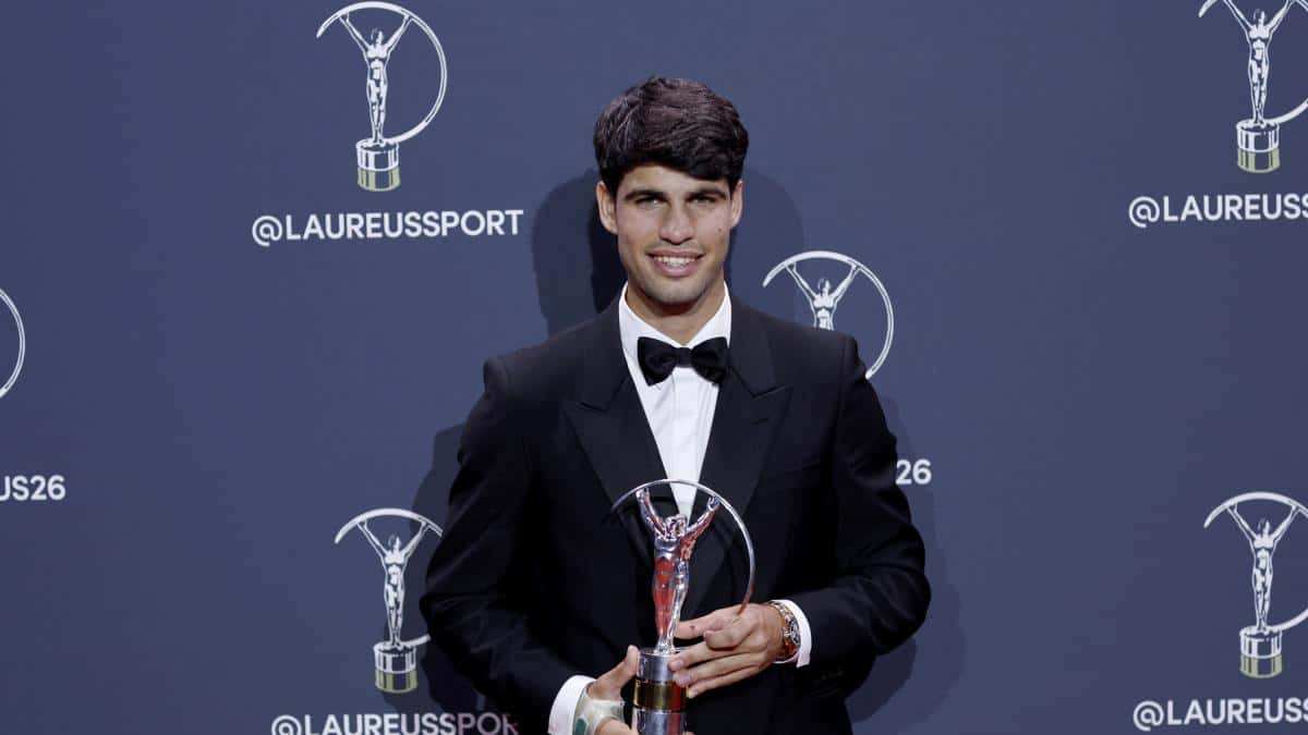 Laureus premió a Carlos Alcaraz, Lamine Yamal y Aryna Sabalenka en una gala marcada por el PSG