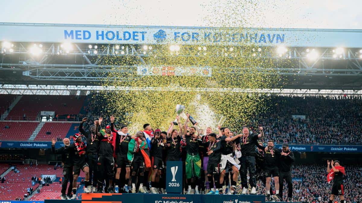 Denil Castillo gana la Copa de Dinamarca con el Midtjylland tras vencer 0-1 al FC Copenhague