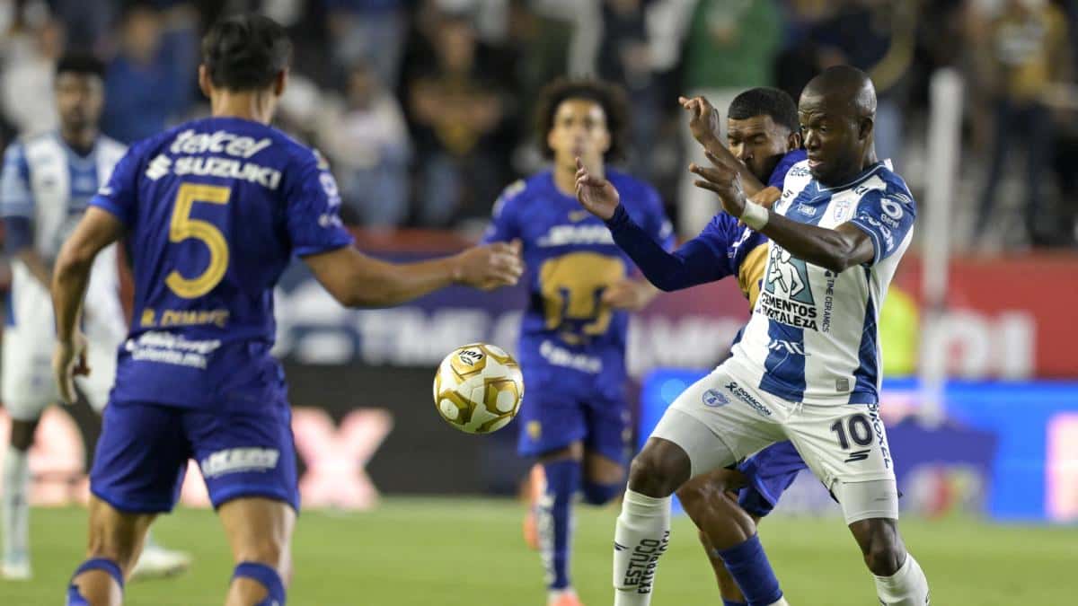 Pachuca de Enner Valencia gana 1-0 a Pumas de Pedro Vite en la ida de las semifinales de la Liga MX