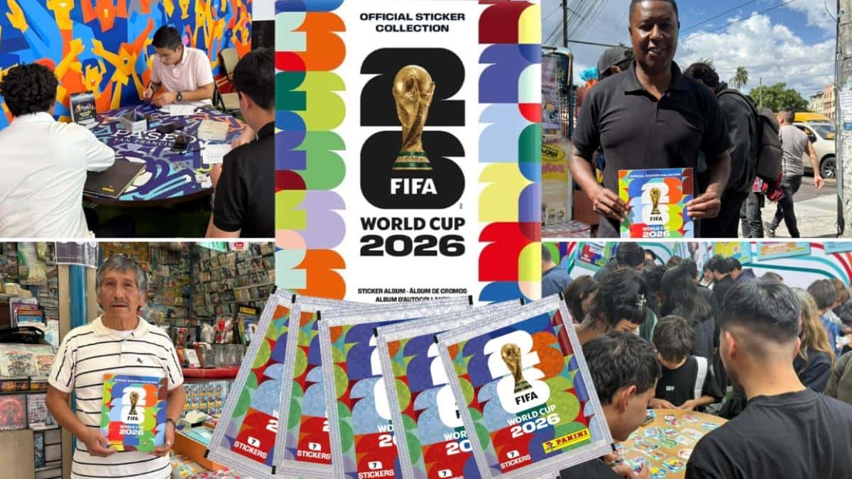 Quito se contagia con la fiebre del álbum Panini del Mundial 2026 en distintos puntos de la capital