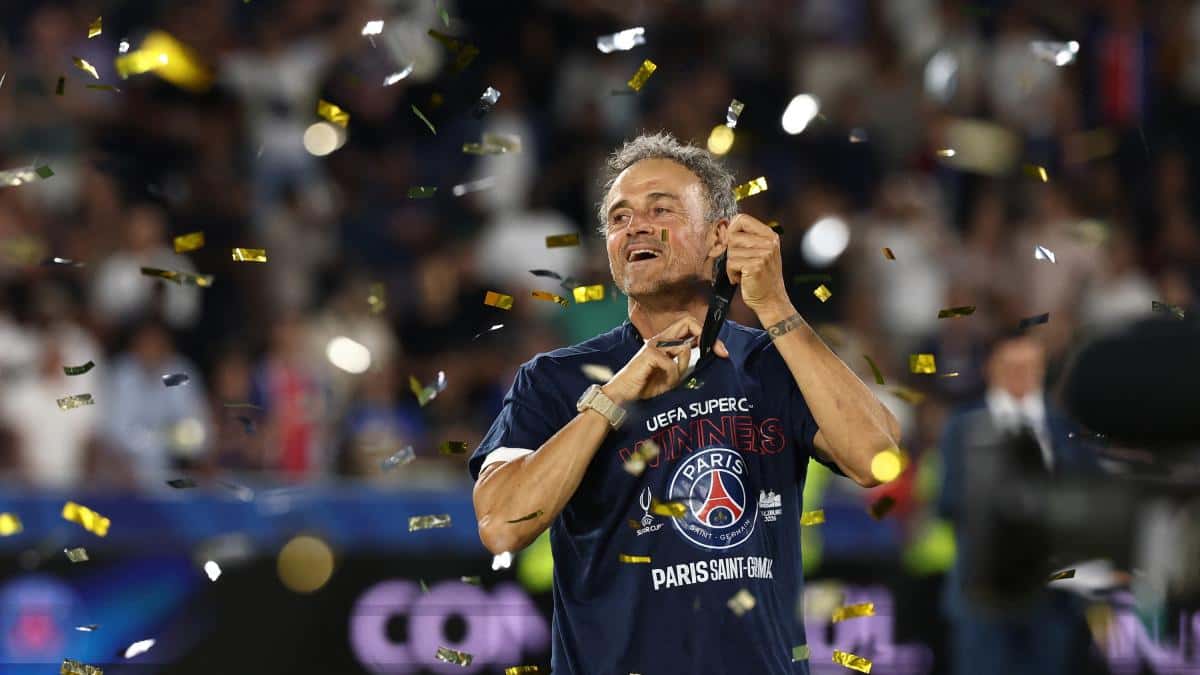 Luis Enrique: “Debemos seguir así y también importa la forma en que ganamos” tras la Supercopa de Europa con el PSG
