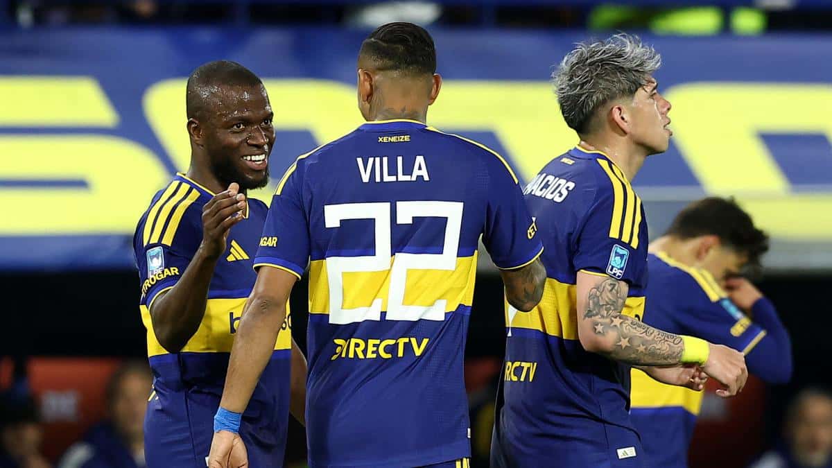 Enner Valencia marca dos de cabeza y Boca Juniors rescata un 2-2 ante Racing en los cuartos de final de la Copa Argentina