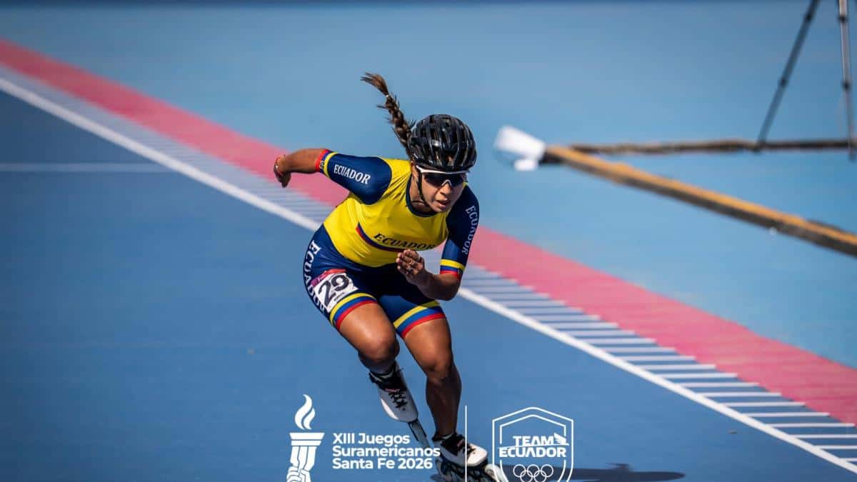 María Loreto Arias obtiene la plata para Ecuador en los 200 metros contrarreloj de los Juegos Suramericanos Santa Fe 2026