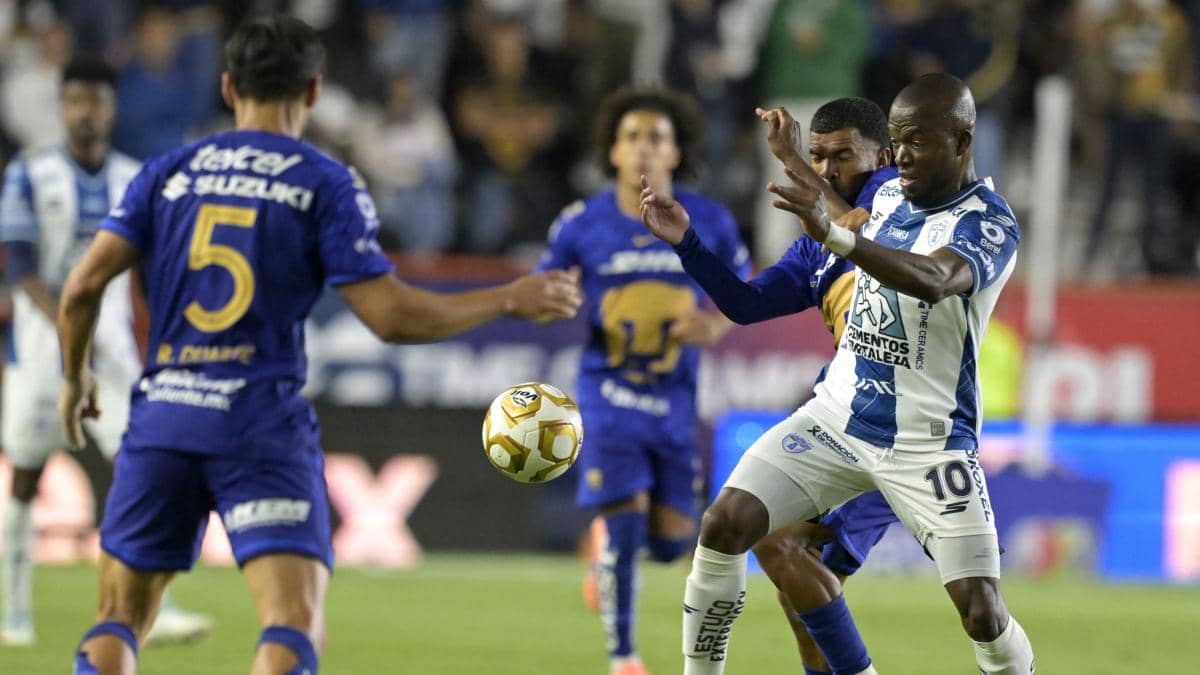 Pachuca de Enner Valencia gana 1-0 a Pumas de Pedro Vite en la ida de las semifinales de la Liga MX