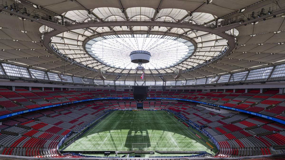 BC Place de Vancouver: estadio canadiense con techo inflable y techo retráctil, clave para el Mundial 2026