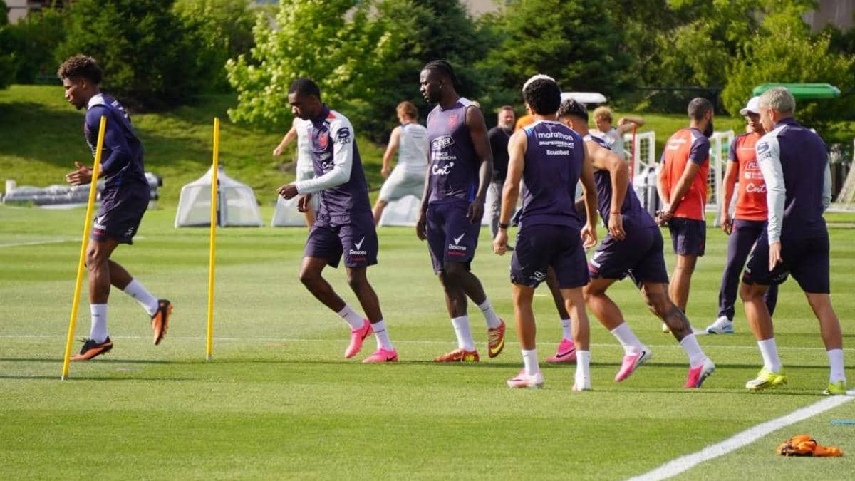Ecuador cierra su fase de entrenamientos en Columbus antes del duelo con Alemania