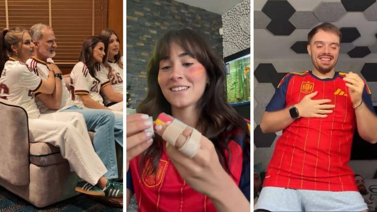 Felipe VI, Leonor y Sofía, Aitana e Ibai Llanos celebran la clasificación de España a la final del Mundial 2026