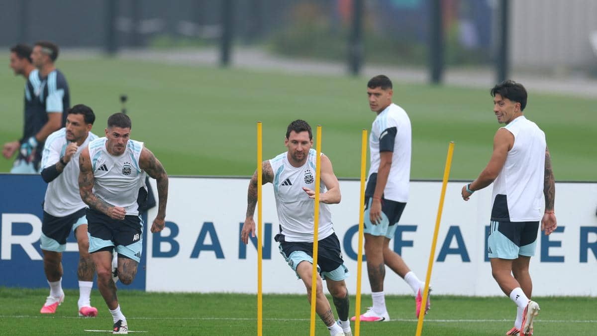 Tormentas y lluvia alteran los entrenamientos de España y Argentina antes de la final del Mundial en Nueva York