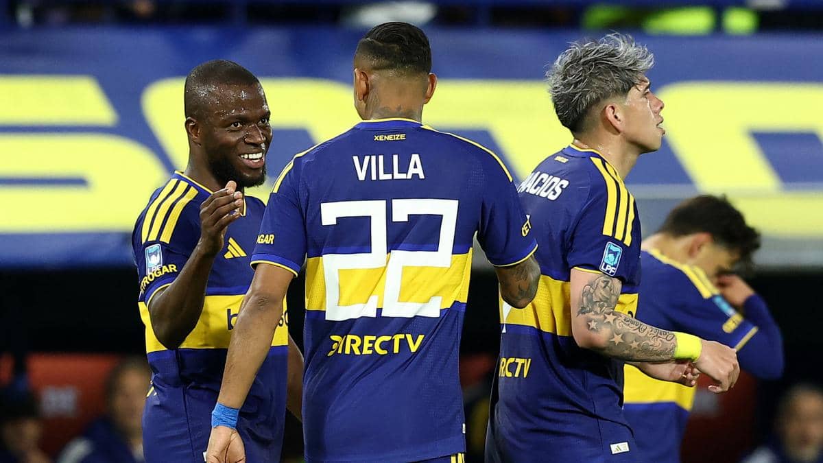 Enner Valencia marca dos de cabeza y Boca Juniors rescata un 2-2 ante Racing en los cuartos de final de la Copa Argentina