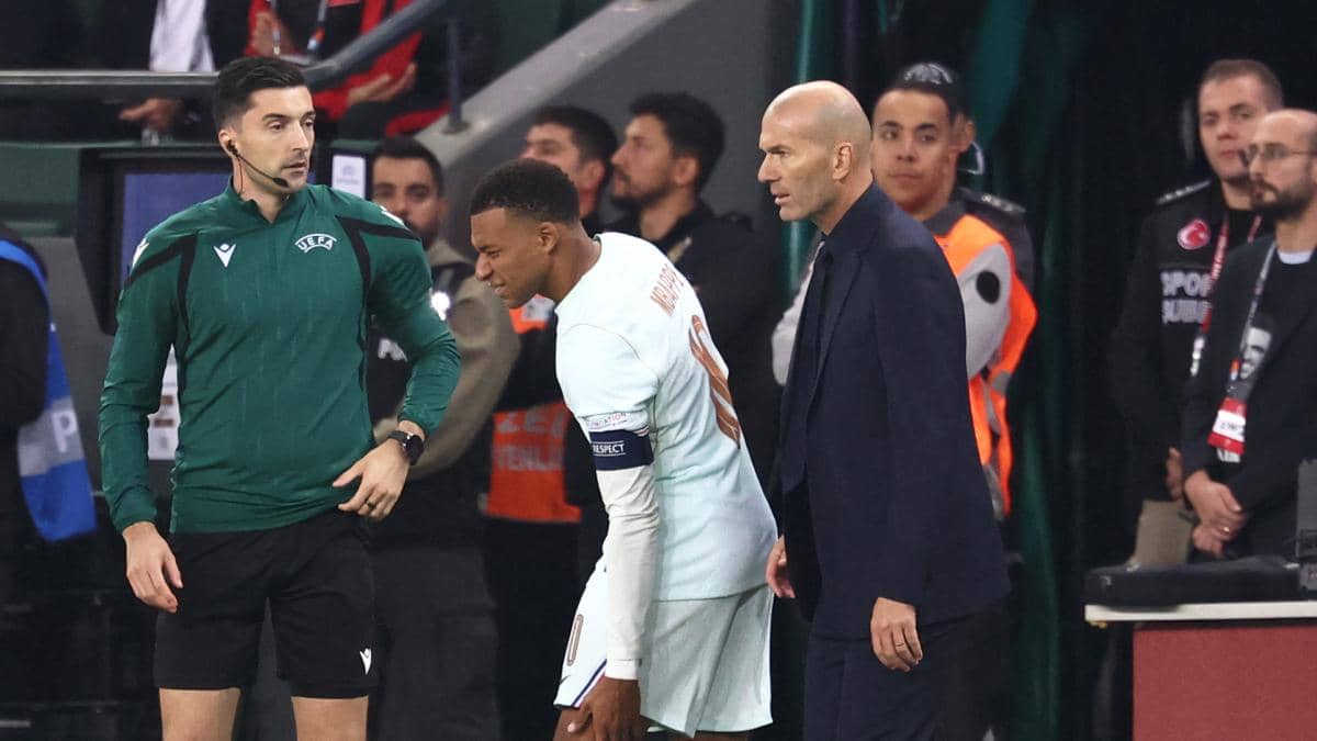 Mbappé sufre hiperextensión en la rodilla izquierda y podría estar 10 a 12 días de baja