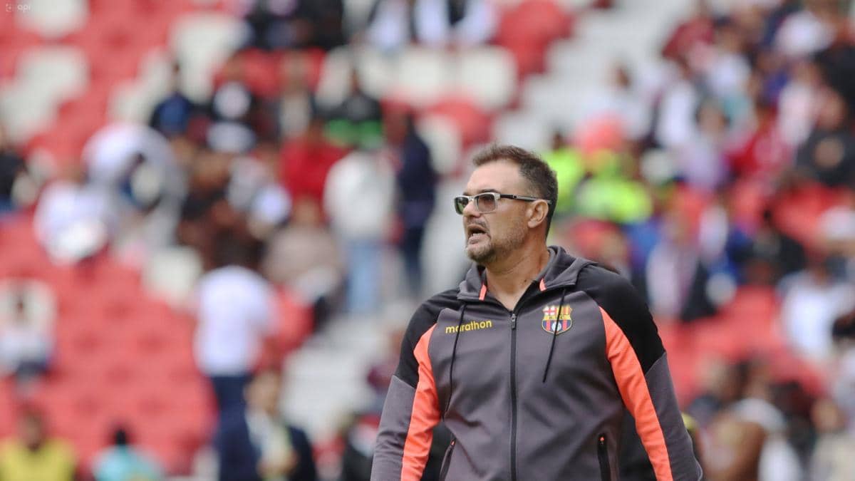 Pablo Trobbiani admite que Barcelona SC no estuvo a la altura en el segundo tiempo ante Liga de Quito