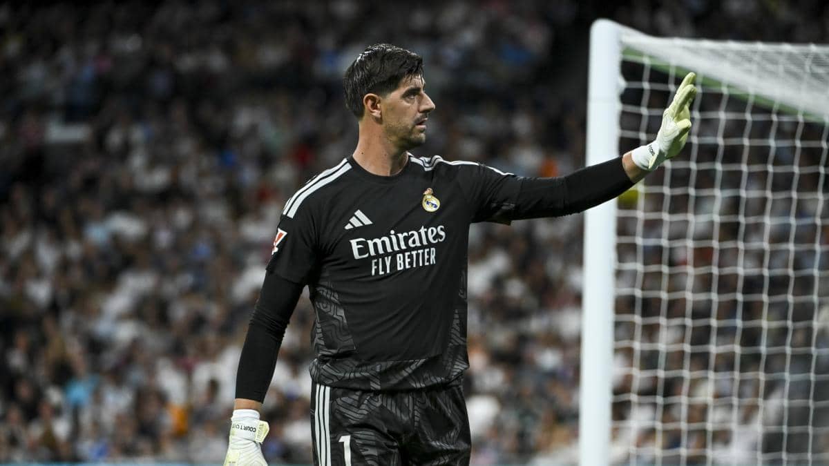 Courtois es baja por gripe y no jugará el Clásico ante el FC Barcelona