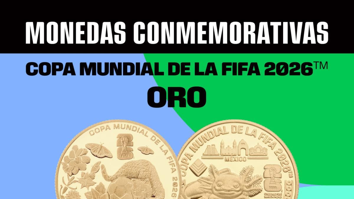 Banxico pone en circulación 12 monedas conmemorativas del Mundial 2026