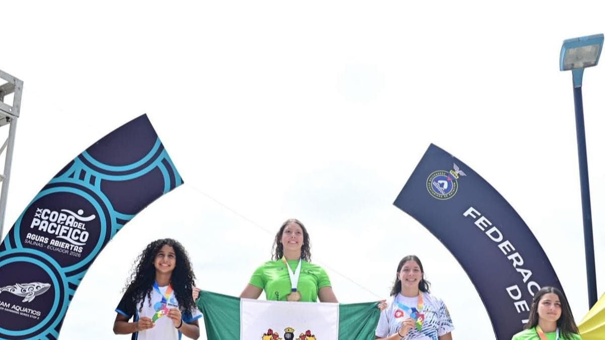 Uma Córdova García suma dos platas en el Panam Aquatics y la XX Copa del Pacífico en Salinas