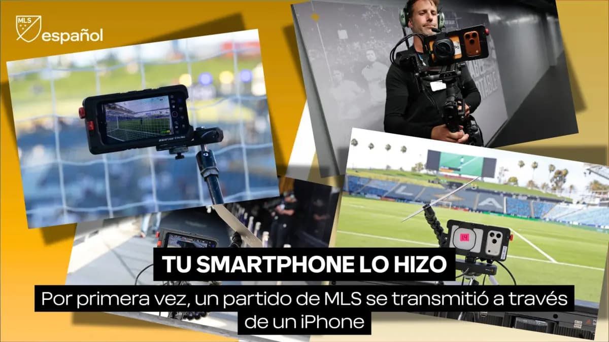 LA Galaxy vs. Houston Dynamo: la MLS estrenó una transmisión íntegra con iPhone 17 Pro