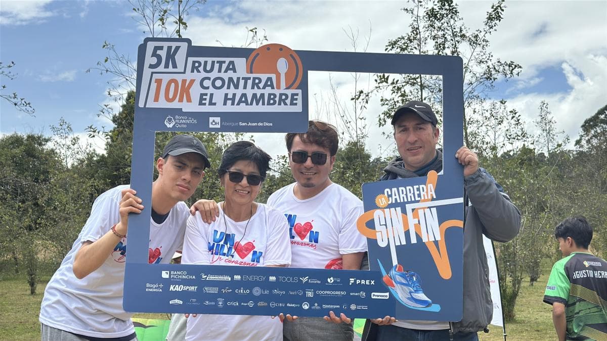 Ruta Contra el Hambre 2026: Banco de Alimentos Quito apunta a 800 corredores para enfrentar la inseguridad alimentaria