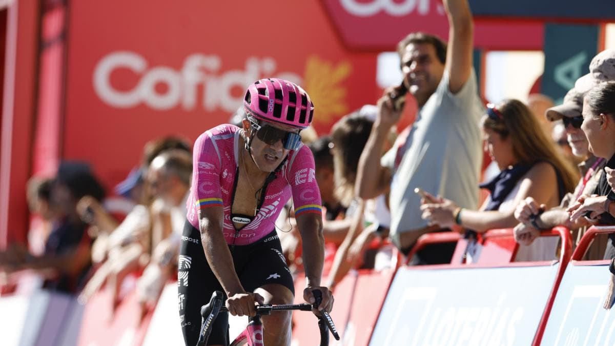Richard Carapaz afronta la segunda semana de la Vuelta a España 2026 desde el quinto puesto