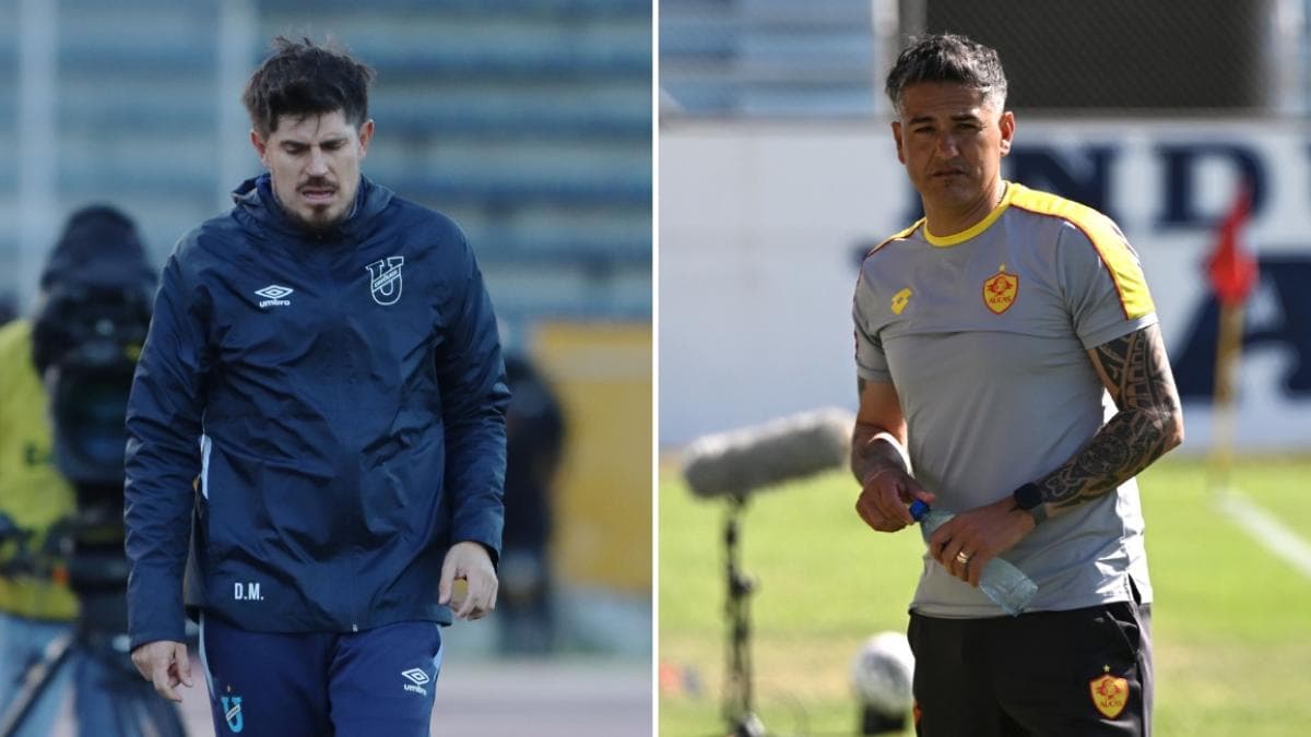 Universidad Católica y Aucas chocan por el segundo puesto: el duelo táctico entre Diego Martínez y Norberto Araujo