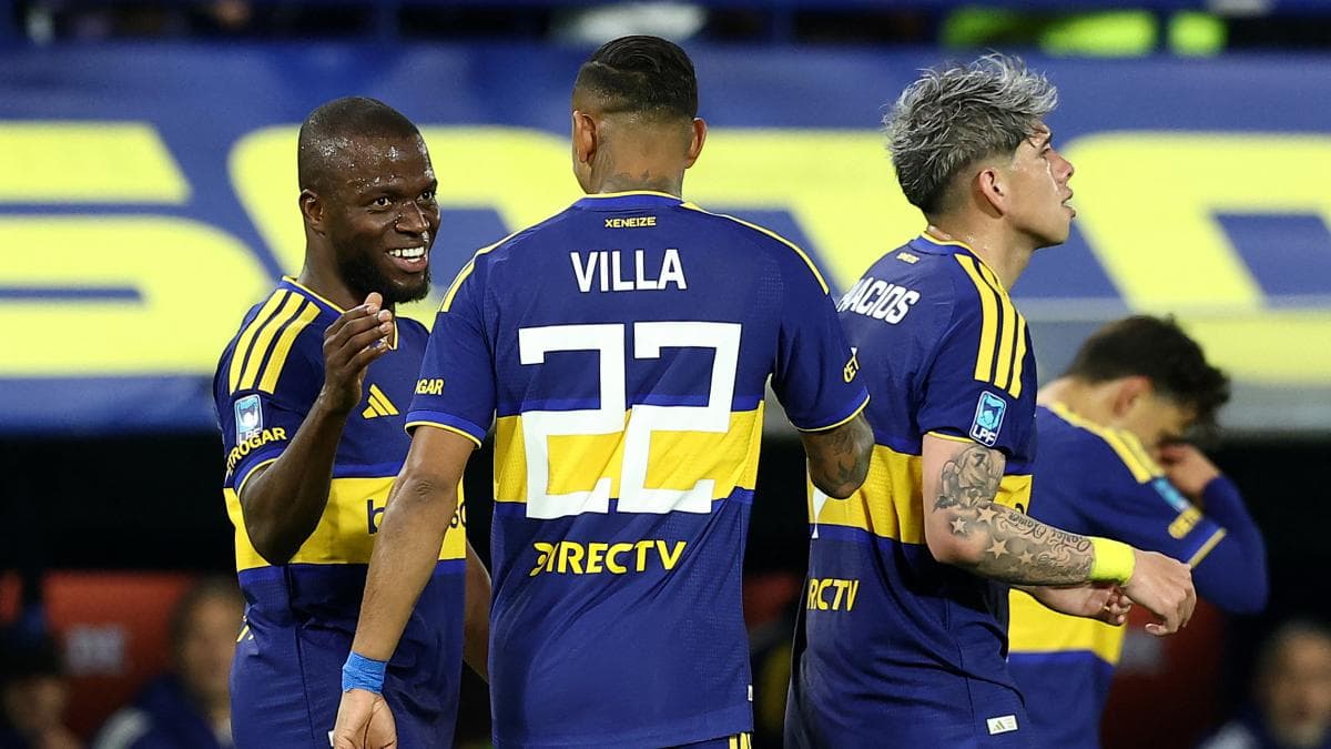 Enner Valencia marca dos de cabeza y Boca Juniors rescata un 2-2 ante Racing en los cuartos de final de la Copa Argentina