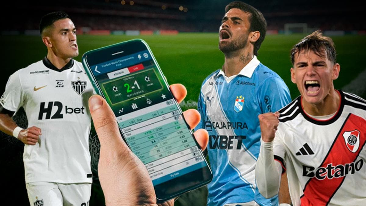 Apuestas y fútbol sudamericano: 67% de los clubes de Libertadores y Sudamericana con auspicio de casas de pronósticos