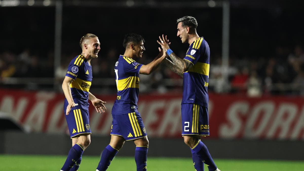 Boca Juniors empató 1-1 con Sao Paulo y avanzó a semifinales de la Copa Sudamericana