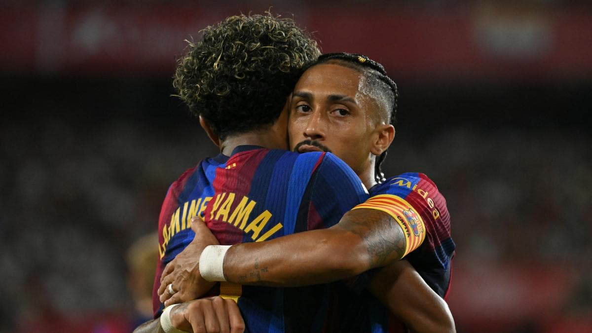 FC Barcelona supera al Sevilla 3-1 y Raphinha firma un triplete en LaLiga