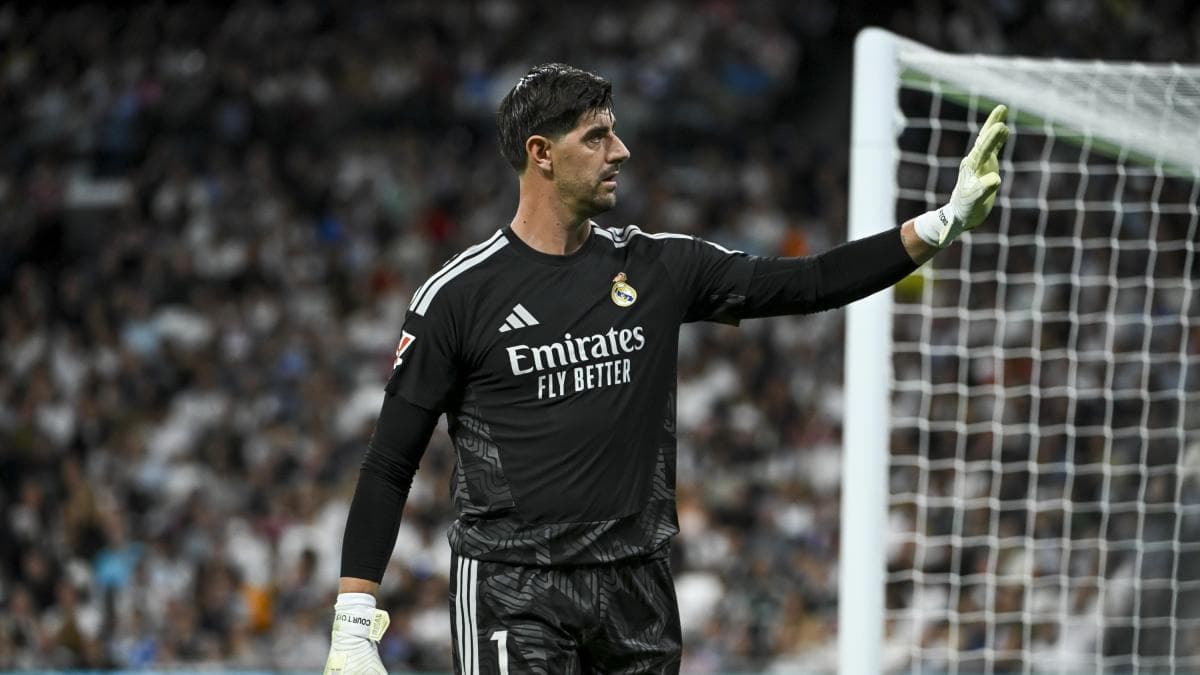 Courtois es baja por gripe y no jugará el Clásico ante el FC Barcelona